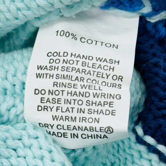 Zaket & Plover 100% Cotton Women’s V-Neck Sweater Multicolor - Size Small - Picture 5 of 8